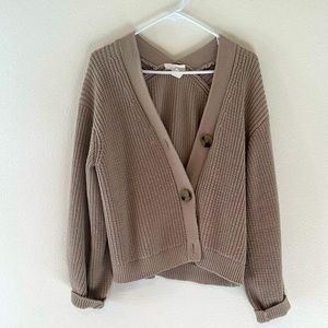 H&M ribbed button up cardigan